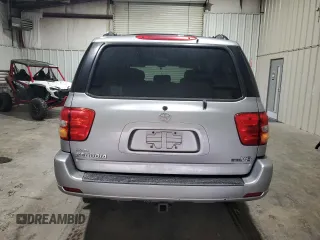 2002 Toyota Sequoia SR5 with VIN 5TDZT34A02S130623, listed as a Copart auction lot 55730225 with 180,212 mi miles and Clean Title. Bid and sale history available at DreamBid. Image 6.