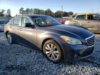 2011 Infiniti M37 with VIN JN1BY1AP6BM322773, listed as a Copart auction lot 82407554 with 154,579 mi miles and Salvage Title. Bid and sale history available at carsss.com. Image 4.