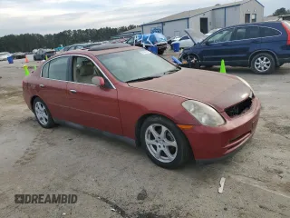 2004 Infiniti G35 w/Leather with VIN JNKCV51EX4M615173, listed as a Copart auction lot 51062735 with 196,641 mi miles and Clean Title. Bid and sale history available at carsss.com. Image 4.