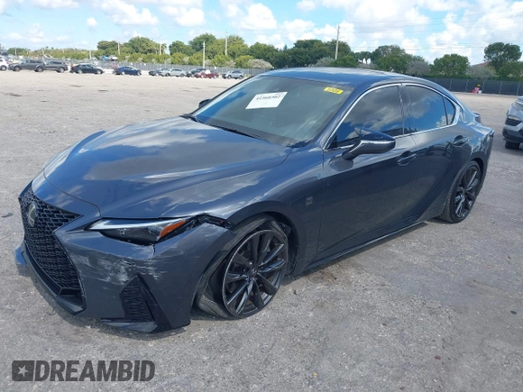 2024 Lexus IS with VIN JTHBZ1B20R5077114, listed as a IAAI auction lot 41560302 with 13,257 mi miles. Bid and sale history available at carsss.com. Image 20.