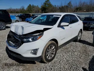 2018 Chevrolet Equinox LT with VIN 2GNAXJEV5J6134271, listed as a Copart auction lot 45498915 with 97,410 mi miles and Salvage Title. Bid and sale history available at carsss.com. Image 1.