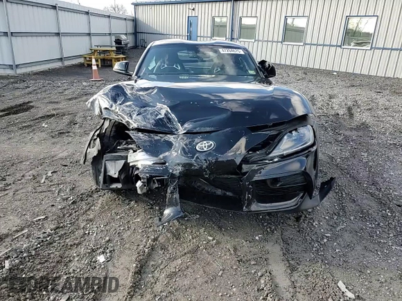 2021 Toyota GR Supra 2.0 with VIN WZ1DB2C0XMW044031, listed as a Copart auction lot 47204675 with 0 mi miles and Salvage Title. Bid and sale history available at carsss.com. Image 11.