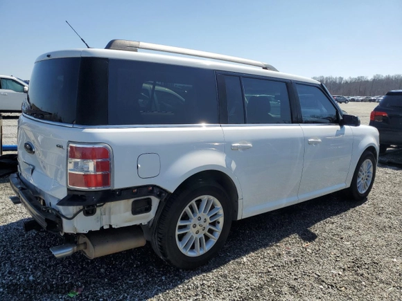 2014 Ford Flex SEL with VIN 2FMGK5C82EBD45510, listed as a Copart auction lot 48951795 with 119,038 mi miles and Salvage Title. Bid and sale history available at carsss.com. Image 3.