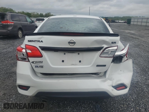 2018 Nissan Sentra SR with VIN 3N1AB7AP2JY261143, listed as a Copart auction lot 52017415 with 130,929 mi miles and Salvage Title. Bid and sale history available at DreamBid. Image 6.