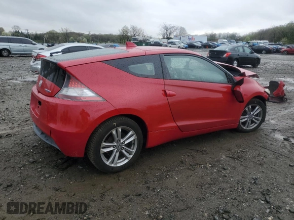 2011 Honda CR-Z EX with VIN JHMZF1D61BS007670, listed as a Copart auction lot 51850135 with 61,862 mi miles and Salvage Title. Bid and sale history available at carsss.com. Image 3.