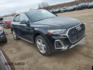 2024 Audi Q5 S line Premium Plus with VIN WA1E2AFY3R2129672, listed as a Copart auction lot 47786635 with Not provided miles and Salvage title. Bid and sale history available at DreamBid. Image 4.