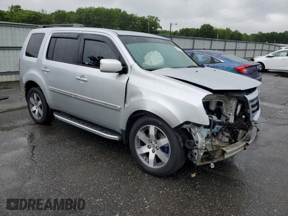 2013 Honda Pilot Touring z VIN 5FNYF4H99DB083396, wystawiony jako Copart lot #58728975 z przebiegiem Nie podano mil oraz Czysty tytuł • Clean title. Historia ofert i sprzedaży dostępna na DreamBid. Obrazek 4.