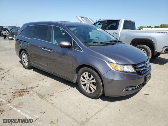 2015 Honda Odyssey EX-L with VIN 5FNRL5H68FB055570, listed as a Copart auction lot 53642005 with 138,928 mi miles and Salvage Title. Bid and sale history available at carsss.com. Image 4.