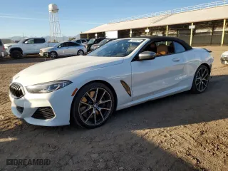 2019 BMW 8 Series M850i xDrive with VIN WBAFY4C50KBX39424, listed as a Copart auction lot 78093254 with 37,556 mi miles and Salvage Title. Bid and sale history available at carsss.com. Image 1.