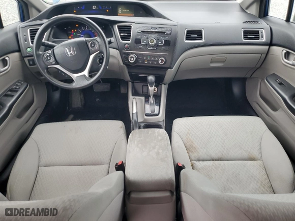 2014 Honda Civic Sedan LX with VIN 19XFB2F55EE015434, listed as a Copart auction lot 51239465 with 106,914 mi miles and Salvage Title. Bid and sale history available at carsss.com. Image 8.