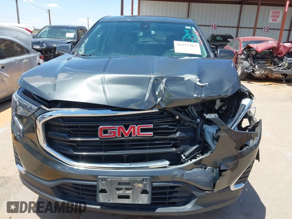2021 GMC Terrain SLE with VIN 3GKALMEV2ML329920, listed as a IAAI auction lot 42227363 with 65,312 mi miles and . Bid and sale history available at DreamBid. Image 12.