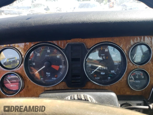 1974 Jaguar XJ with VIN UE2T52398, listed as a Copart auction lot 59589415 with 93,740 mi miles and Clean title. Bid and sale history available at DreamBid. Image 9.