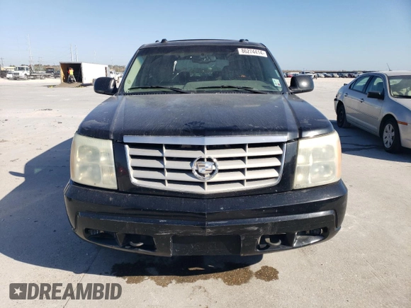 2004 Cadillac Escalade z VIN 1GYEC63T54R139039, wystawiony jako Copart lot #86274414 z przebiegiem 267 218 mil mil oraz Czysty tytuł • Clean title. Historia ofert i sprzedaży dostępna na DreamBid. Obrazek 5.