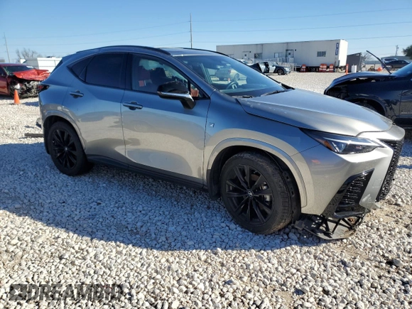 2022 Lexus NX with VIN 2T2KGCEZ2NC011524, listed as a Copart auction lot 43454235 with 36,299 mi miles and Salvage Title. Bid and sale history available at carsss.com. Image 4.