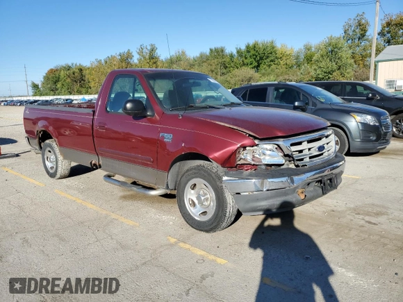 2003 Ford F-150 XL with VIN 1FTRF17L63NA32146, listed as a Copart auction lot 75204414 with 1,745,073 mi miles and Salvage Title. Bid and sale history available at DreamBid. Image 4.
