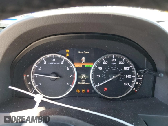 2016 Acura RDX Advance Pkg with VIN 5J8TB3H76GL003019, listed as a Copart auction lot 87494044 with 33,552 mi miles and Salvage Title. Bid and sale history available at carsss.com. Image 9.