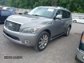 2012 Infiniti QX56 7-passenger z VIN JN8AZ2NEXC9020903, wystawiony jako IAAI lot #42295424 z przebiegiem 181 714 mil mil oraz . Historia ofert i sprzedaży dostępna na DreamBid. Obrazek 17.