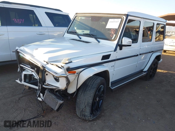 2017 Mercedes-Benz G 550 with VIN WDCYC3KF5HX280749, listed as a IAAI auction lot 41605315 with 75,967 mi miles and . Bid and sale history available at DreamBid. Image 2.
