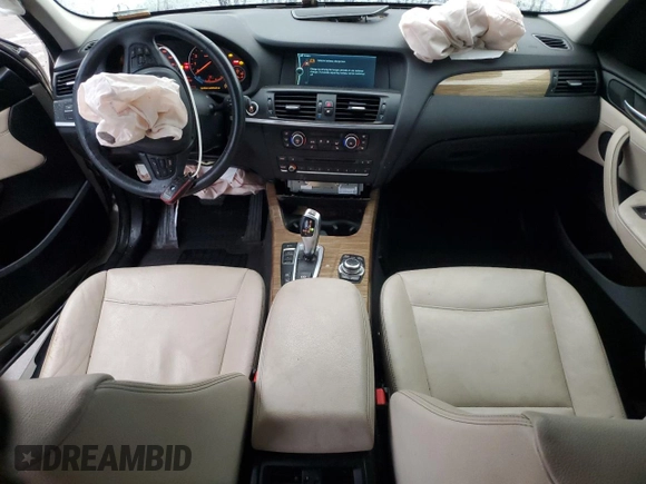 2013 BMW X3 xDrive28i with VIN 5UXWX9C58D0D06257, listed as a Copart auction lot 78524724 with 125,164 mi miles and Salvage Title. Bid and sale history available at carsss.com. Image 8.