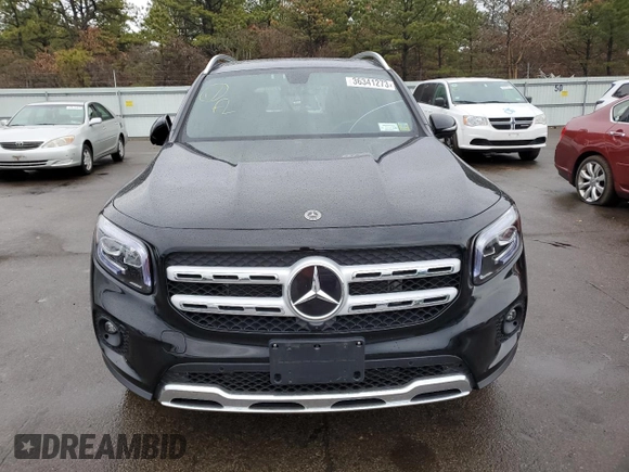 2022 Mercedes-Benz GLB with VIN W1N4M4HB8NW245953, listed as a Copart auction lot 36341273 with 0 mi miles. Bid and sale history available at carsss.com. Image 5.