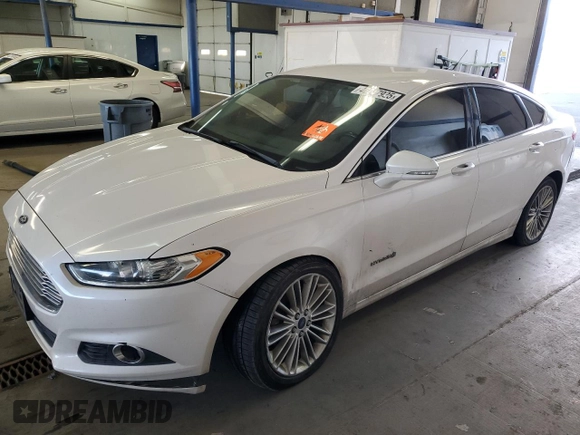 2014 Ford Fusion SE Hybrid with VIN 3FA6P0LU7ER349951, listed as a Copart auction lot 48247925 with 197,441 mi miles and Salvage Title. Bid and sale history available at DreamBid. Image 1.