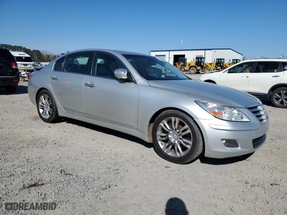 2009 Hyundai Genesis with VIN KMHGC46FX9U044890, listed as a Copart auction lot 43653075 with 126,363 mi miles and Salvage Title. Bid and sale history available at carsss.com. Image 4.