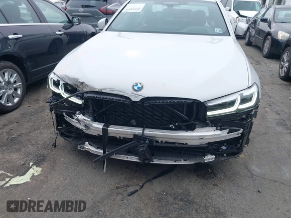 2023 BMW 5 Series 530i xDrive with VIN WBA13BJ06PWY21307, listed as a IAAI auction lot 41244931 with 12,391 mi miles and . Bid and sale history available at DreamBid. Image 6.