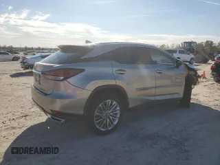2022 Lexus RX with VIN 2T2JZMAA8NC256470, listed as a Copart auction lot 82873304 with 14,614 mi miles and Salvage Title. Bid and sale history available at carsss.com. Image 3.