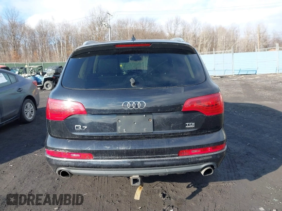 2013 Audi Q7 3.0L TDI Premium Plus with VIN WA1LMAFE8DD004221, listed as a IAAI auction lot 41678528 with 159,485 mi miles. Bid and sale history available at carsss.com. Image 16.