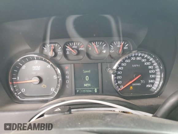 2017 Chevrolet Tahoe Commercial with VIN 1GNLCDEC4HR219881, listed as a Copart auction lot 50574145 with 115,700 mi miles and Salvage title. Bid and sale history available at DreamBid. Image 9.