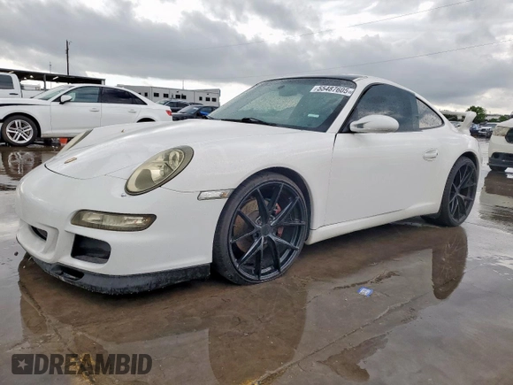 2008 Porsche 911 with VIN WP0AA29948S710131, listed as a Copart auction lot 55487605 with 111,464 mi miles and Clean Title. Bid and sale history available at DreamBid. Image 1.