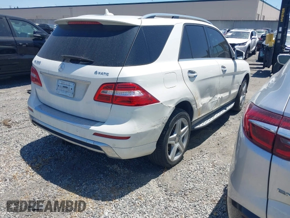 2014 Mercedes-Benz M 550 with VIN 4JGDA7DB5EA292311, listed as a IAAI auction lot 41680091 with 125,932 mi miles and . Bid and sale history available at DreamBid. Image 4.