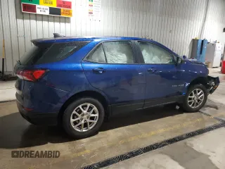 2022 Chevrolet Equinox LS z VIN 3GNAXSEV9NS170493, wystawiony jako Copart lot #57219235 z przebiegiem Nie podano mil oraz Szkoda całkowita • Salvage title. Historia ofert i sprzedaży dostępna na DreamBid. Obrazek 3.