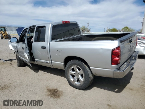 2007 Dodge 1500 SLT с VIN 1D7HU18277S159136, выставлен на аукционе Copart как лот 54507635 с пробегом Не указан миль и Списание • Salvage title. История ставок и продаж доступна на DreamBid. Изображение 2.