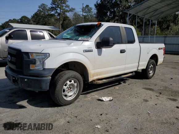 2015 Ford F-150 XLT with VIN 1FTFX1EF0FKD91110, listed as a Copart auction lot 46293365 with 208,399 mi miles and Salvage Title. Bid and sale history available at carsss.com. Image 1.