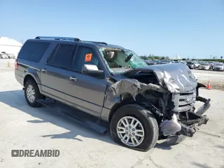 2012 Ford Expedition EL Limited with VIN 1FMJK1K55CEF13678, listed as a Copart auction lot 80694684 with 0 mi miles and Salvage Title. Bid and sale history available at carsss.com. Image 4.
