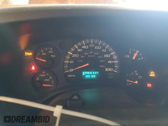 2005 Chevrolet Express Cargo Van YF7 Upfitter with VIN 1GBFG15T151204195, listed as a Copart auction lot 44330135 with 120,189 mi miles and Clean Title. Bid and sale history available at carsss.com. Image 9.