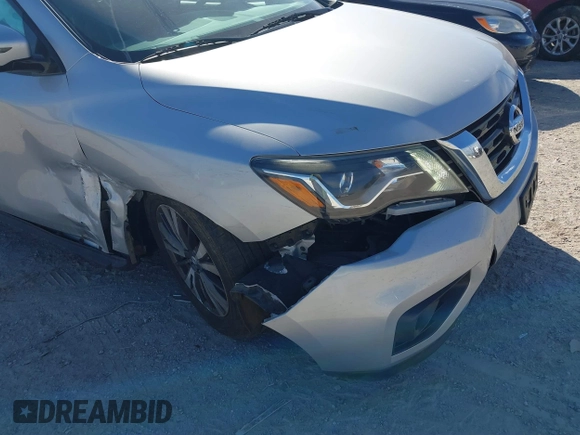 2017 Nissan Pathfinder S with VIN 5N1DR2MN0HC664992, listed as a IAAI auction lot 41629240 with 150,896 mi miles and . Bid and sale history available at DreamBid. Image 6.