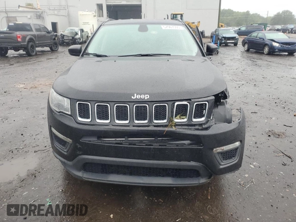 2021 Jeep Compass Sport с VIN 3C4NJCAB4MT510929, выставлен на аукционе Copart как лот 57961595 с пробегом 37 715 миль миль и Списание • Salvage title. История ставок и продаж доступна на DreamBid. Изображение 5.