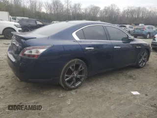2013 Nissan Maxima S with VIN 1N4AA5AP7DC809984, listed as a Copart auction lot 44151485 with 148,625 mi miles and Non Repairable. Bid and sale history available at DreamBid. Image 3.