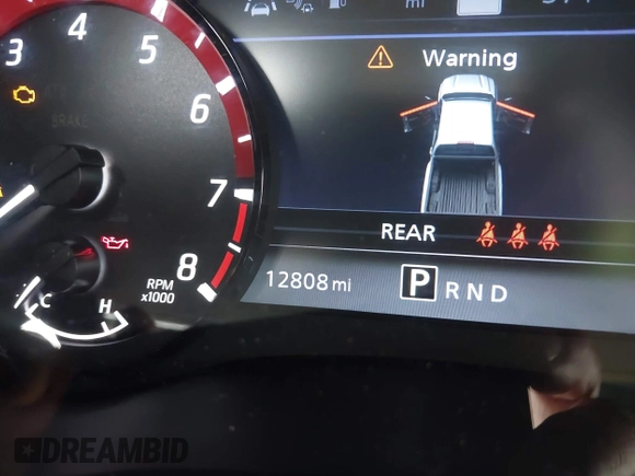 2024 Nissan Frontier SV with VIN 1N6ED1EK0RN654245, listed as a IAAI auction lot 41919490 with 12,808 mi miles and . Bid and sale history available at DreamBid. Image 16.