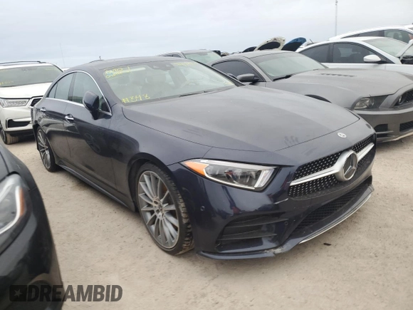 2019 Mercedes-Benz CLS with VIN WDD2J5JB0KA039029, listed as a Copart auction lot 74789214 with 0 mi miles and Non Repairable. Bid and sale history available at carsss.com. Image 4.