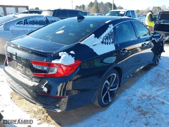 2022 Honda Accord Sedan Sport SE with VIN 1HGCV1F45NA003994, listed as a IAAI auction lot 41398193 with 36,169 mi miles. Bid and sale history available at carsss.com. Image 4.