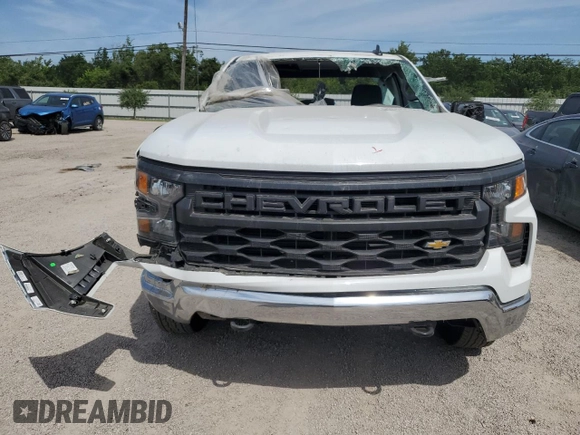 2024 Chevrolet Silverado 1500 Work Truck with VIN 3GCNAAED8RG381321, listed as a Copart auction lot 53080045 with 8,806 mi miles and Salvage Title. Bid and sale history available at carsss.com. Image 5.