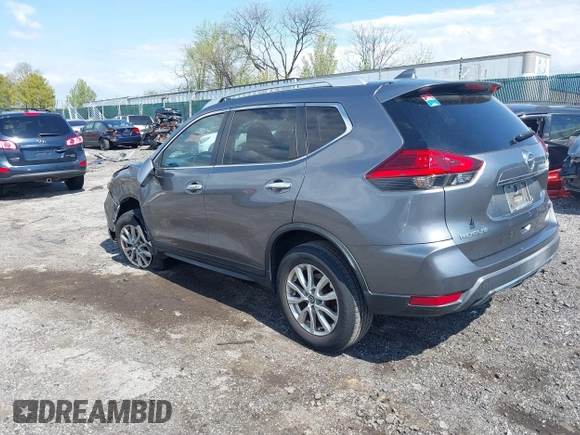 2017 Nissan Rogue SV with VIN KNMAT2MV8HP502707, listed as a IAAI auction lot 42038420 with 65,734 mi miles and . Bid and sale history available at carsss.com. Image 3.