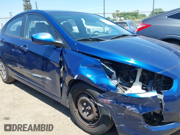 2015 Hyundai Accent GLS with VIN KMHCT4AE3FU831706, listed as a IAAI auction lot 42173408 with 97,985 mi miles and . Bid and sale history available at carsss.com. Image 6.