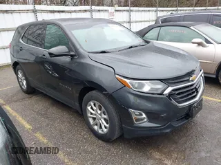 2019 Chevrolet Equinox LT with VIN 2GNAXKEV1K6185743, listed as a IAAI auction lot 40847405 with 58,722 mi miles and . Bid and sale history available at DreamBid. Image 1.
