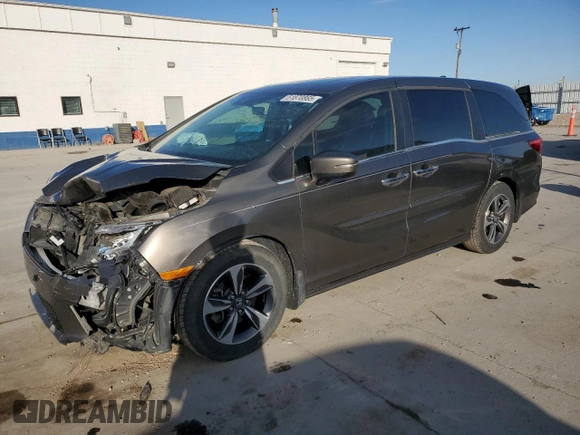 2018 Honda Odyssey Touring с VIN 5FNRL6H8XJB076145, выставлен на аукционе Copart как лот 51870865 с пробегом 96 486 миль миль и Списание • Salvage title. История ставок и продаж доступна на DreamBid. Изображение 1.