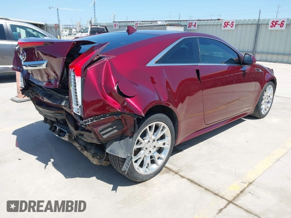 2014 Cadillac CTS Premium with VIN 1G6DD1E35E0179287, listed as a IAAI auction lot 41975243 with 92,851 mi miles and . Bid and sale history available at DreamBid. Image 4.