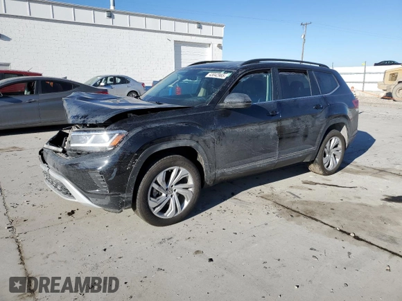2023 Volkswagen Atlas SE z VIN 1V2KR2CA7PC550169, wystawiony jako Copart lot #43042965 z przebiegiem Nie podano mil oraz Szkoda całkowita • Salvage title. Historia ofert i sprzedaży dostępna na DreamBid. Obrazek 1.
